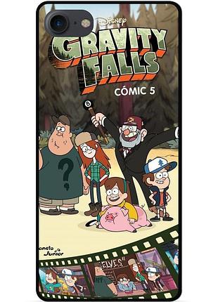 Силиконовый чехол бампер для iphone 6 с рисунком гравити фолз gravity falls