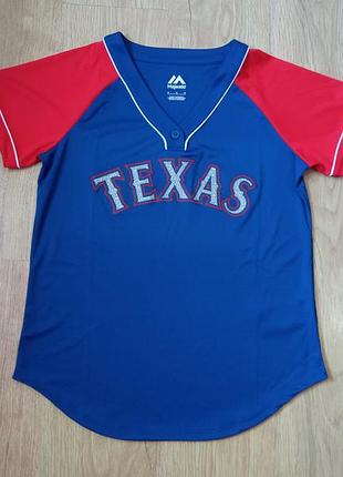 Футболка женская джерси majestic texas