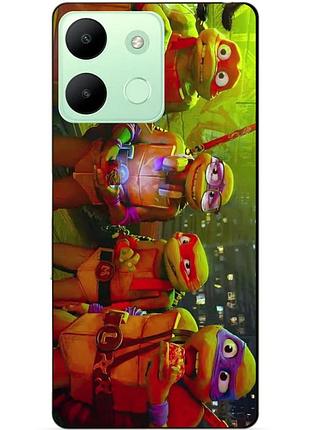 Чехол силиконовый бампер для infinix smart 7 hd черепашки ниндзя