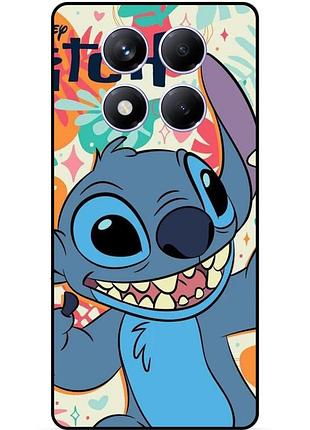 Силіконовий бампер чохол для xiaomi poco x7 стіч stitch