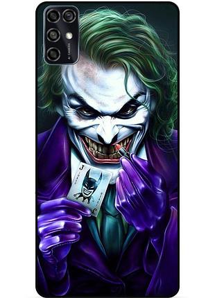 Чехол силиконовый бампер для zte blade v2020 smart с рисунком joker джокер