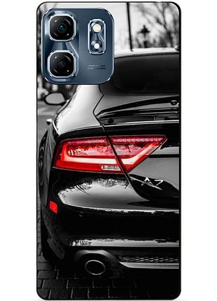 Чехол силиконовый бампер для infinix hot 50i (x6531b) с рисунком audi ауди машина авто