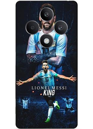 Силіконовий чохол бампер для oppo reno 12fs з малюнком messi or мессі