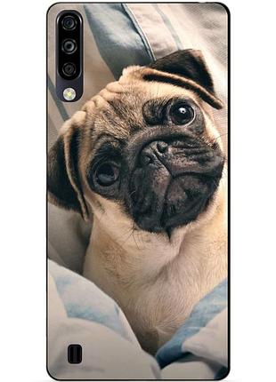 Силіконовий чохол бампер для zte blade a7 2020 з малюнком фото мопс