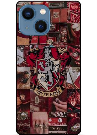 Силиконовый бампер чехол для iphone 13 с рисунком гриффиндор gryffindor гарри поттер harry potter