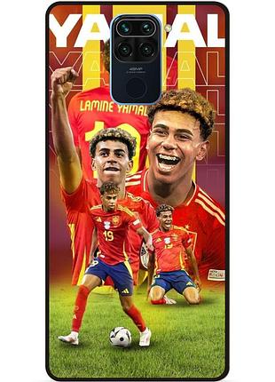 Силіконовий чохол бампер для xiaomi redmi note 9 з малюнком ламин ямаль lamine yamal испания