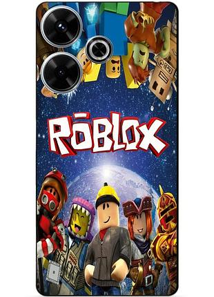 Силіконовий чохол бампер для infinix hot 30 (x6831) з малюнком роблокс roblox