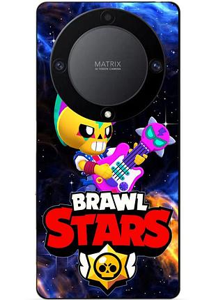 Силіконовий бампер чохол для huawei honor magic 6 lite/13 power з героєм космічний бравл поко