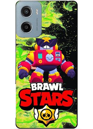 Силіконовий чохол із героєм бравл старс brawl stars для xiaomi samsung motorola iphone zte oppo realme nokia вольт