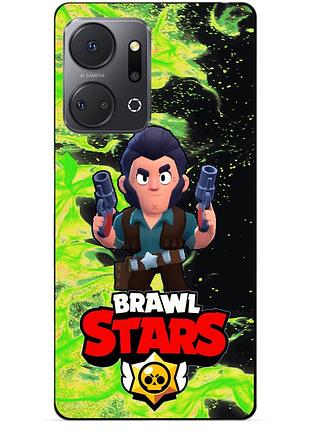 Силіконовий бампер чохол для huawei honor x7a з героєм бравл кольт