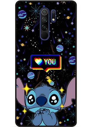 Силіконовий бампер чохол для xiaomi redmi note 8 pro стіч stitch
