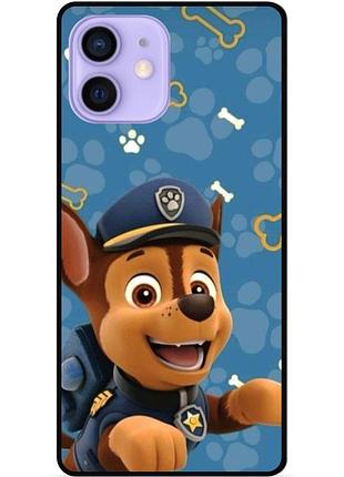 Силіконовий чохол бампер для iphone 12 з малюнком щенячий патруль