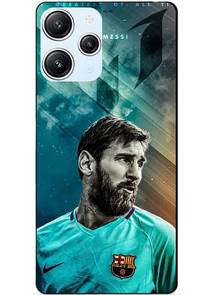 Силіконовий чохол бампер для xiaomi redmi 12 з малюнком leo messi мессі