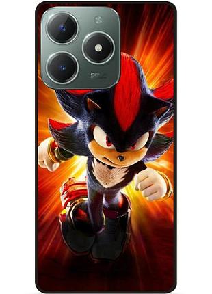 Силиконовый чехол бампер для infinix smart 8 plus (x6526) с рисунком шэдоу соник sonik