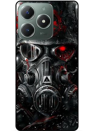 Чехол силиконовый бампер для tecno spark 20 pro с рисунком сталкер stalker