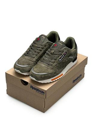 Reebok classic m army green 10