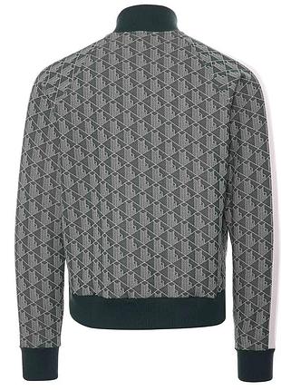 Олімпійка lacoste jacquard zip track jacket monogram patterned 6
