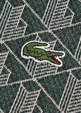 Олімпійка lacoste jacquard zip track jacket monogram patterned 9