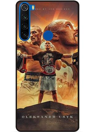 Чехол силиконовый бампер для xiaomi redmi note 8t с рисунком усик бокс украина