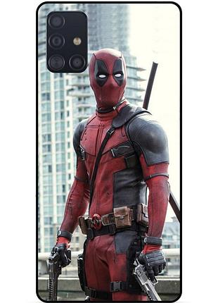 Чехол силиконовый бампер для samsung m31s с рисунком deadpool дэдпул