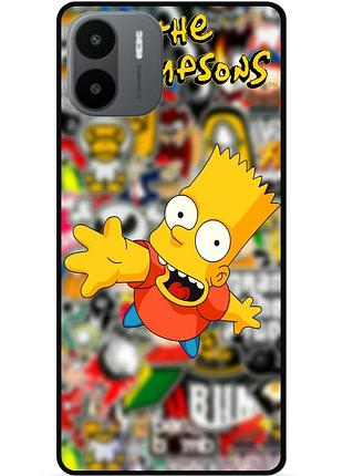 Чехол силиконовый бампер для xiaomi redmi a2 с рисунком симпсоны simpsons бард
