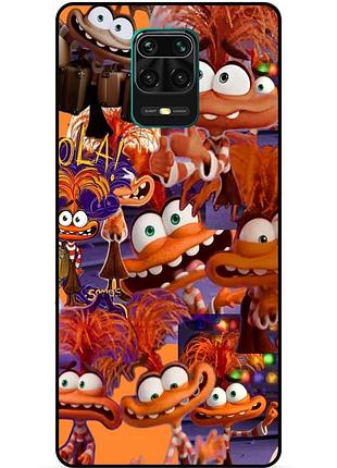 Силіконовий чохол бампер для xiaomi redmi note 9 pro з малюнком головоломка