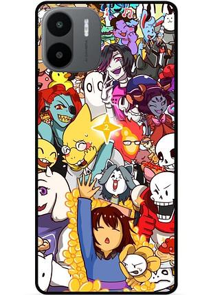 Силиконовый чехол бампер для xiaomi redmi a2 с рисунком undertale андертейл