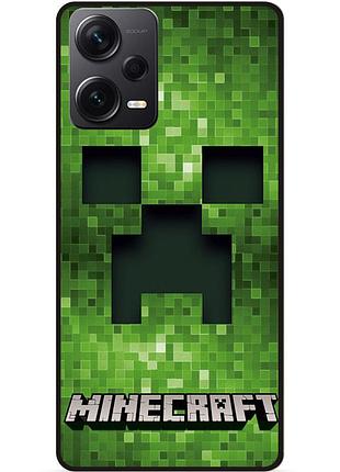 Силіконовий чохол бампер для xiaomi redmi note 12 5g гра minecraft майнкрафт
