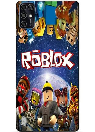 Чехол силиконовый бампер для zte blade v2020 smart с рисунком роблокс roblox