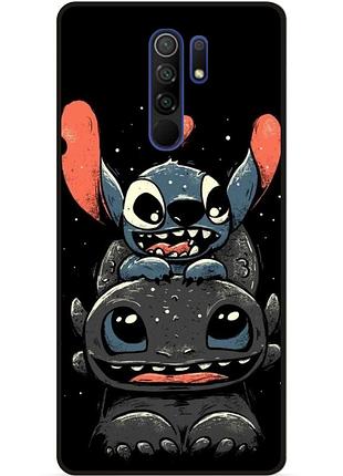 Силіконовий бампер чохол для xiaomi redmi 9 з малюнком stitch стіч