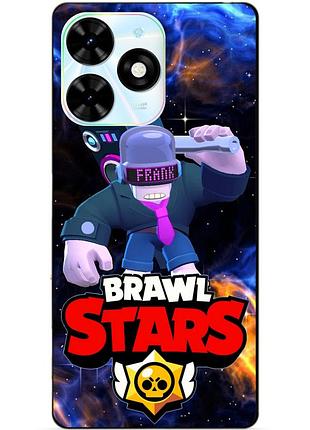 Чехол силиконовый бампер для infinix smart 8 plus (x6526) с героем космический бравл фрэнк