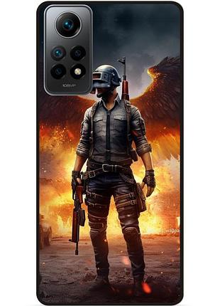 Силиконовый чехол бампер для xiaomi poco x4 pro 5g пабг puвg