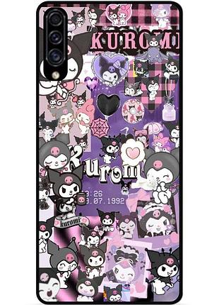Чехол силиконовый бампер для samsung a70 с рисунком куроми kuromi