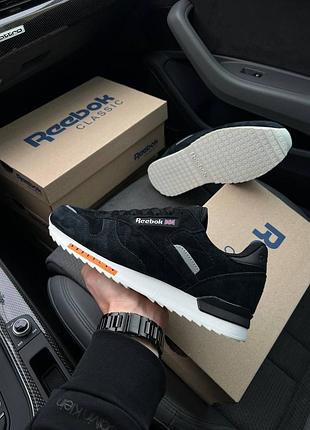 Reebok classic m black white 10