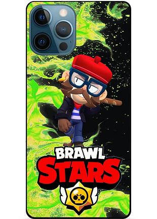Силиконовый чехол с героем бравл старс brawl stars для xiaomi samsung motorola iphone zte oppo realme nokia мико 2
