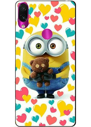 Силіконовий чохол бампер для huawei honor 10i з малюнком міньйон боб minion
