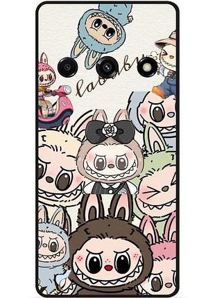 Чехол силиконовый бампер для xiaomi redmi a3 с картинкой лабубу labubu
