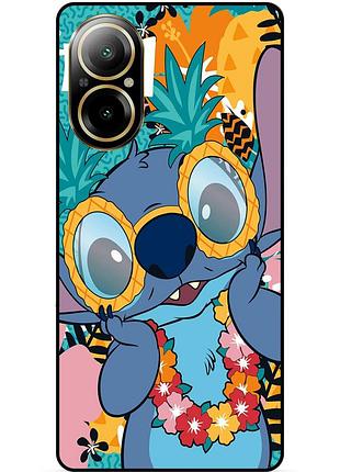 Силіконовий бампер чохол для realme c67 з малюнком стіч stitch