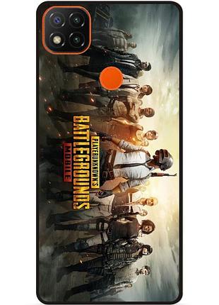 Силіконовий чохол бампер для xiaomi redmi 9c з малюнком пабг pubg