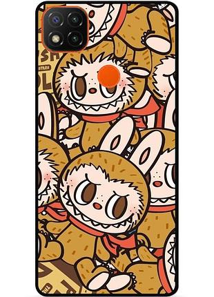Силіконовий бампер чохол для xiaomi redmi 9c з малюнком лабубу labubu