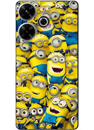 Силіконовий чохол бампер для infinix hot 30 (x6831) з малюнком міньйони minion