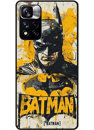 Чехол силиконовый бампер для xiaomi redmi note 11 pro plus 5g с рисунком batman dc бэтмен