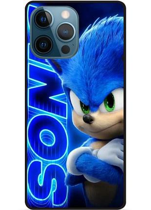 Силиконовый чехол бампер для iphone 11 pro max соник sonik