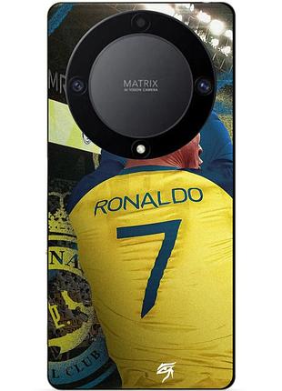 Силіконовий чохол бампер для huawei honor magic 6 lite з малюнком ronaldo аль наср роналдо