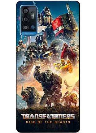 Силіконовий чохол бампер для zte blade a71 з картинкою звіробої трансформери transformers