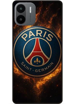 Чехол силиконовый бампер для xiaomi redmi a2 с рисунком psg псж