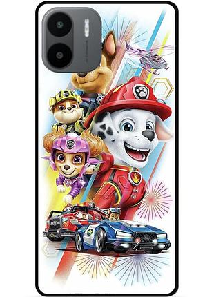 Силиконовый чехол бампер для xiaomi redmi a2 щенячий патруль