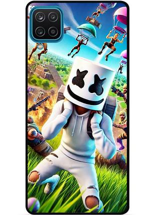 Силиконовый чехол бампер для samsung a22 с рисунком фортнайт fortnite