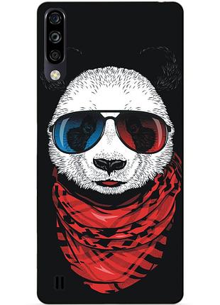 Чехол силиконовый бампер для zte blade a7 2020 с рисунком панда