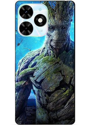 Силіконовий чохол бампер для infinix smart 8 plus (x6526) з малюнком грут groot стражі галактики